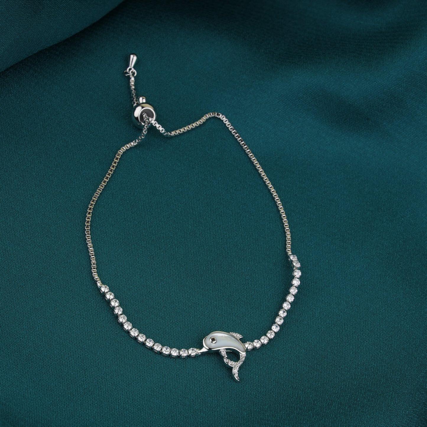 Dolphins Tennis Bracelet