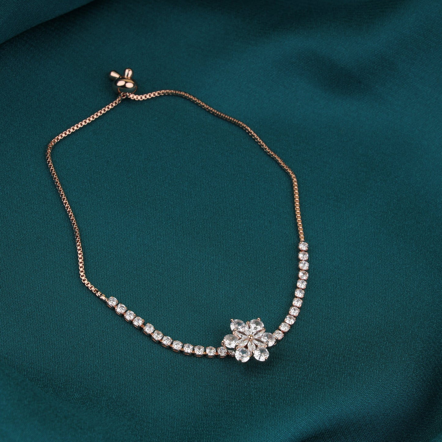 Rotating Flower Bracelet