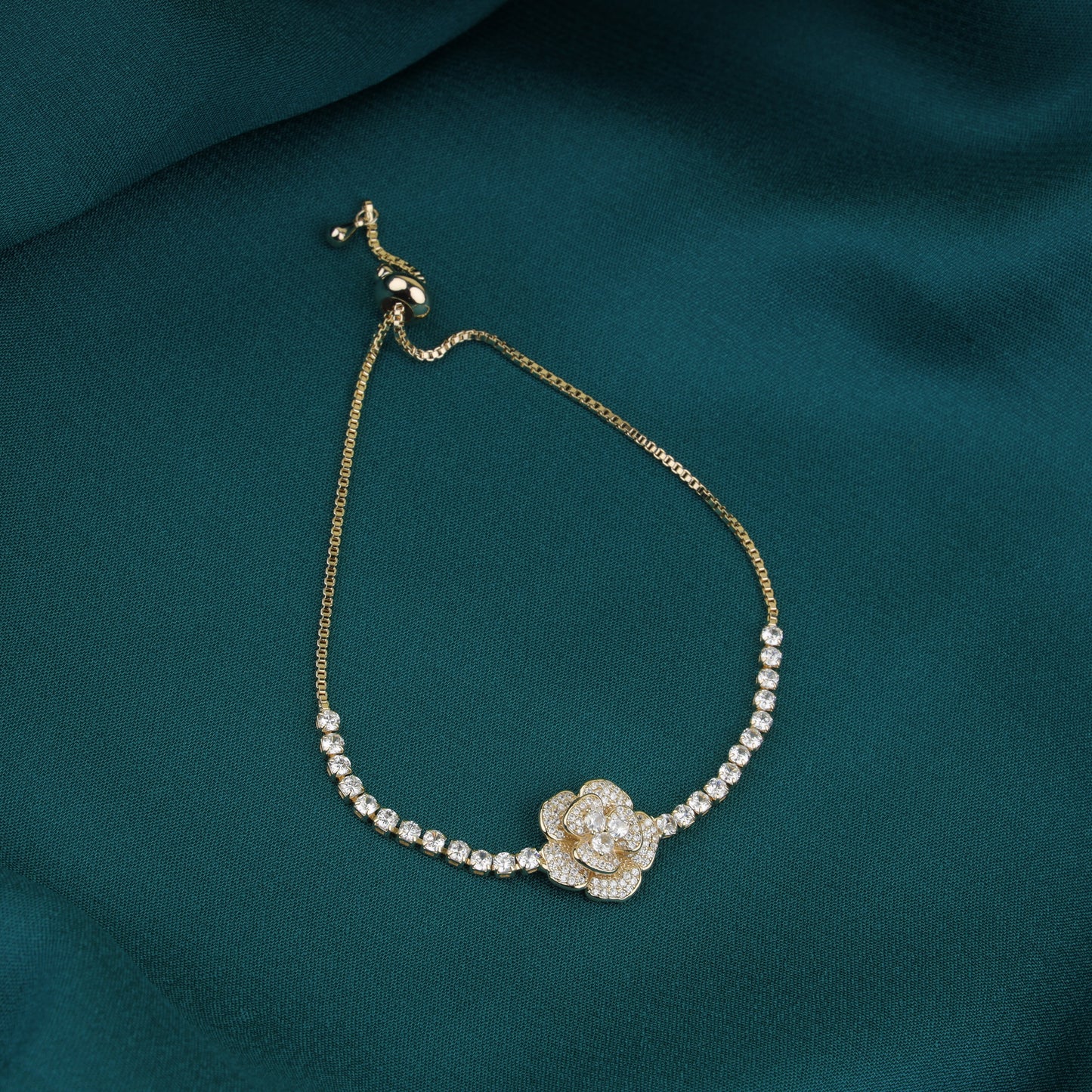 Double Flower Bracelet