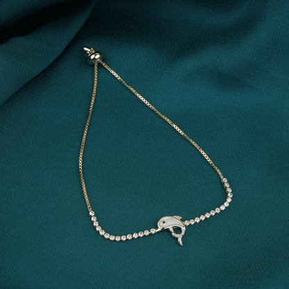 Dolphins Tennis Bracelet