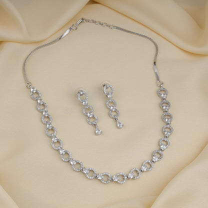 Silver Plated Jewellery Set