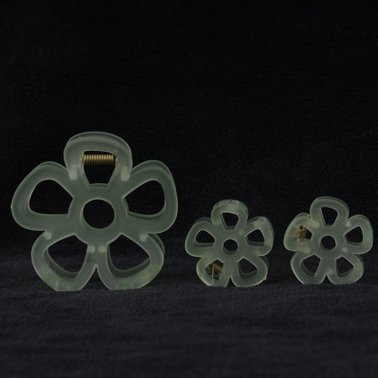 Flower Jaw Clip