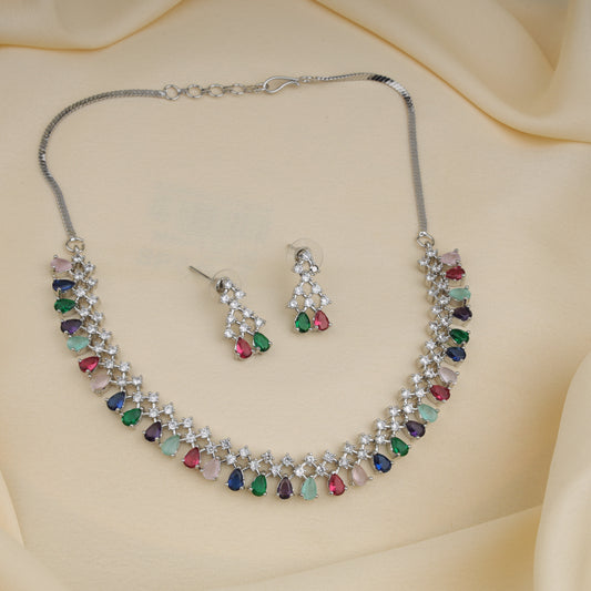 Multicolor Short Necklace