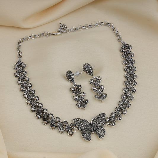 Oxidized Necklace Set
